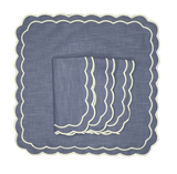 HMA DÉCOR Purple Marigold napkin - set of 4