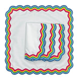 HMA DÉCOR Rainbow Marigold napkin - set of 6