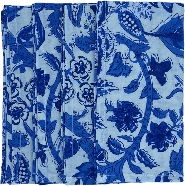 HMA DÉCOR Blue Orient napkins