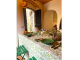 HMA DÉCOR Green Flora Tablecloth