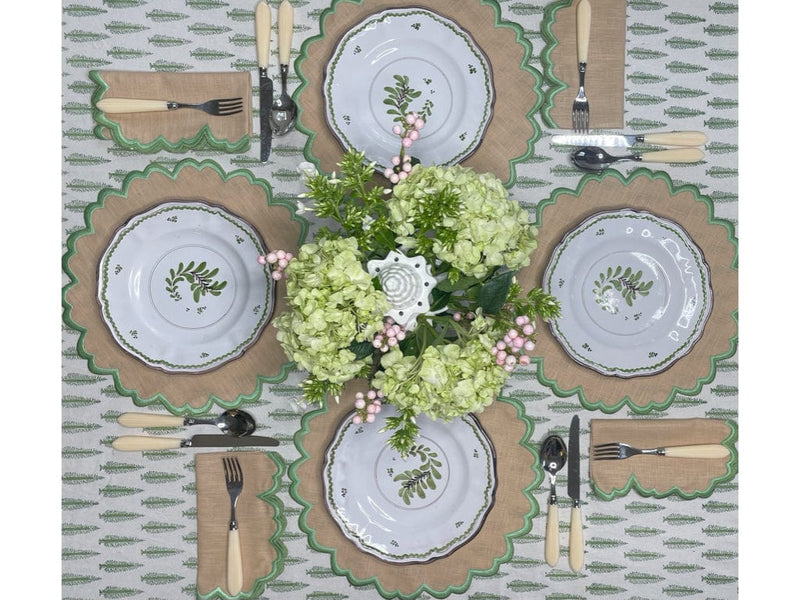 HMA DÉCOR Green Izzy Ombre Placemat (set of 4)