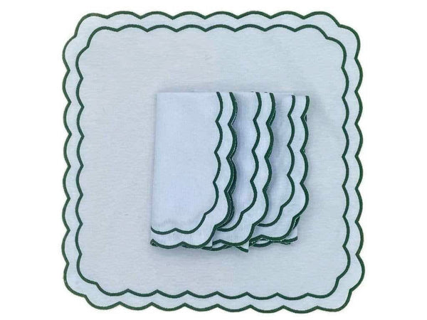 HMA DÉCOR Ivy Green napkin (set of 4)