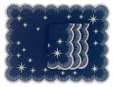 HMA DÉCOR Midnight Star Placemats (set of 4)