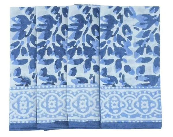 HMA DÉCOR Olivia Blue napkins (set of 4)