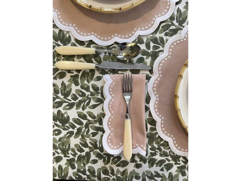 HMA DÉCOR Olivia Green Tablecloth