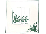 HMA DÉCOR Pine napkin green (set of 4)