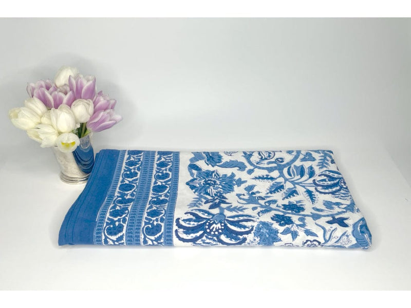 HMA DÉCOR Rectangular Blue orient tablecloth